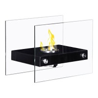 COSTWAY Portable Ventless Firepit Bio Ethanol Tabletop Fireplace + FREE E-Book Only By eight24hours - B07F1N3MM7